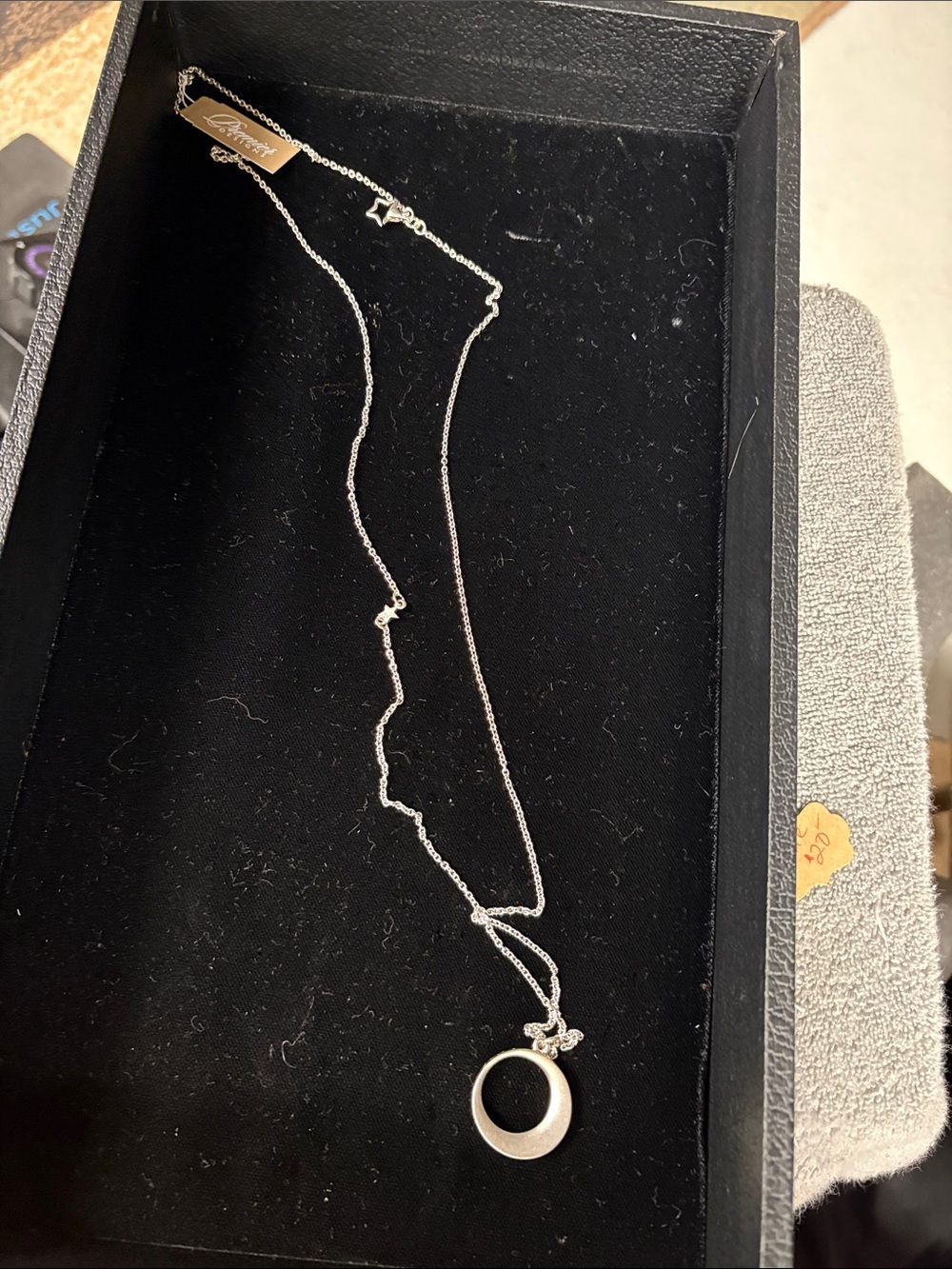 Silver Moon and stars Pendant Necklace -Premier Designs